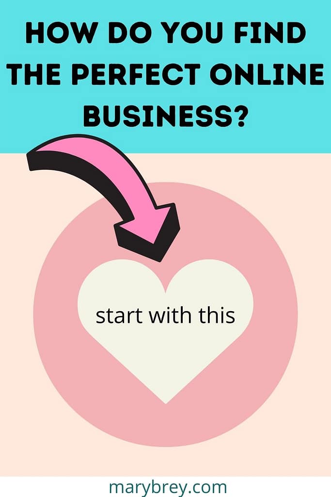 how do you find the perfect online business? start with your heart
