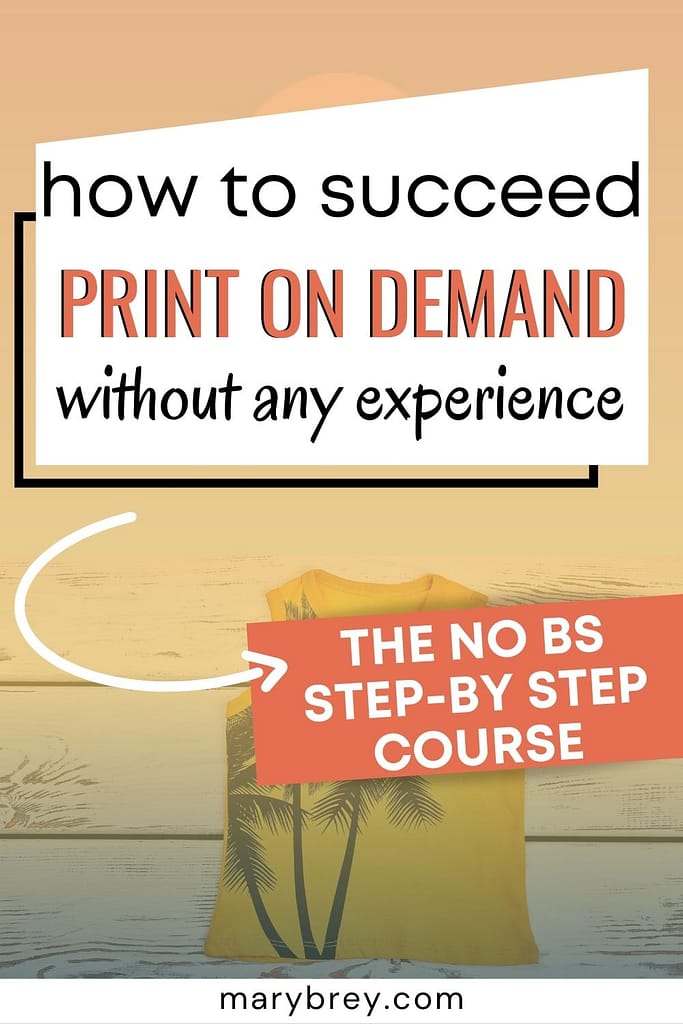 how to succeed print on demand without any experience