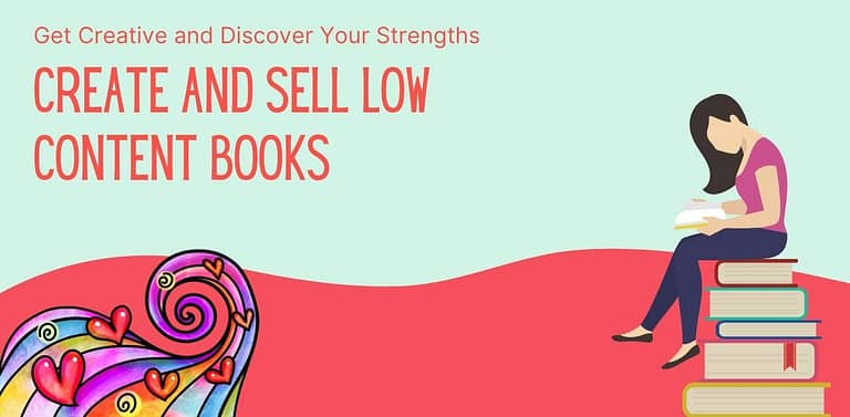 create and sell low content books
